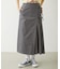 CHINO TUCK LONG SKIRT