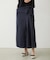 CHINO TUCK LONG SKIRT