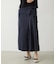 CHINO TUCK LONG SKIRT