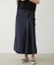 CHINO TUCK LONG SKIRT