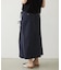 CHINO TUCK LONG SKIRT
