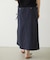 CHINO TUCK LONG SKIRT