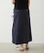 CHINO TUCK LONG SKIRT