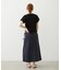 CHINO TUCK LONG SKIRT