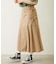 CHINO TUCK LONG SKIRT