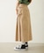 CHINO TUCK LONG SKIRT