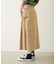 CHINO TUCK LONG SKIRT