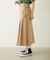 CHINO TUCK LONG SKIRT