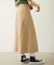 CHINO TUCK LONG SKIRT