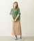 CHINO TUCK LONG SKIRT
