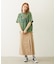 CHINO TUCK LONG SKIRT