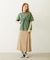 CHINO TUCK LONG SKIRT