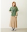 CHINO TUCK LONG SKIRT