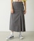 CHINO TUCK LONG SKIRT