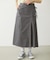 CHINO TUCK LONG SKIRT