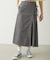 CHINO TUCK LONG SKIRT