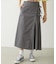 CHINO TUCK LONG SKIRT
