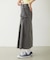 CHINO TUCK LONG SKIRT