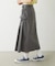 CHINO TUCK LONG SKIRT