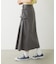 CHINO TUCK LONG SKIRT