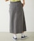 CHINO TUCK LONG SKIRT