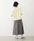 CHINO TUCK LONG SKIRT
