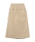 CHINO TUCK LONG SKIRT