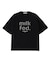 CUT OUT LOGO GINGHAM WIDE S/S TEE