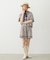 TRIMMED RIBBON BOATER HAT