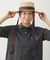 TRIMMED RIBBON BOATER HAT