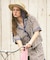 TRIMMED RIBBON BOATER HAT