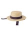 TRIMMED RIBBON BOATER HAT