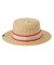 TRIMMED RIBBON BOATER HAT