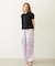 FLORAL PATTERN SATIN CARGO PANTS