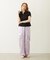FLORAL PATTERN SATIN CARGO PANTS