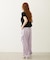 FLORAL PATTERN SATIN CARGO PANTS