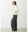 FLORAL PATTERN SATIN CARGO PANTS