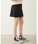 PANELED POCKET DENIM MINI SKIRT