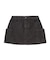 PANELED POCKET DENIM MINI SKIRT