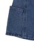 PANELED POCKET DENIM MINI SKIRT