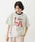 MILKFED.ⅹCHAMPION LA LOGO S/S TEE