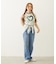 HEART LOGO FLOCK PRINT RINGER TEE