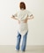 HEART LOGO FLOCK PRINT RINGER TEE