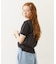 HEART LOGO FLOCK PRINT RINGER TEE