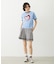 HEART LOGO FLOCK PRINT RINGER TEE