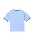 HEART LOGO FLOCK PRINT RINGER TEE