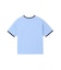 HEART LOGO FLOCK PRINT RINGER TEE