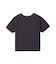 HEART LOGO FLOCK PRINT RINGER TEE