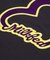 HEART LOGO FLOCK PRINT RINGER TEE