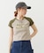 MILKFED. AT HEAVEN27 LACE UP B/B TEE